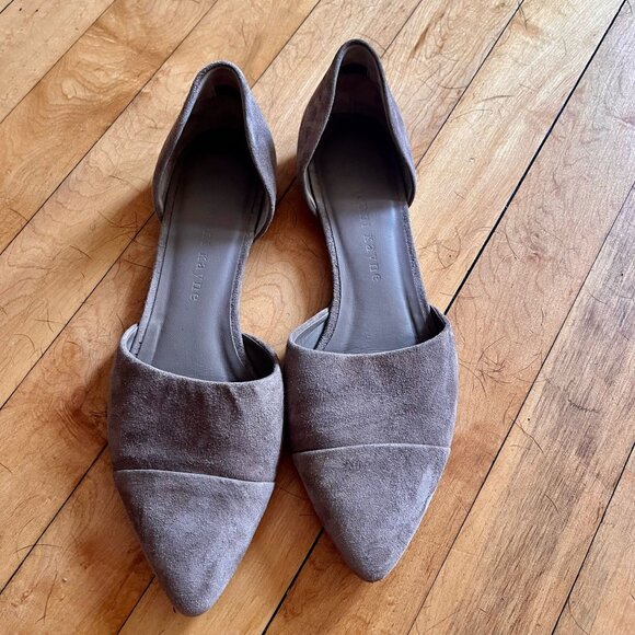 Jenni Kayne Suede D’Orsay Flats Sz EU 38 - Picture 1 of 3